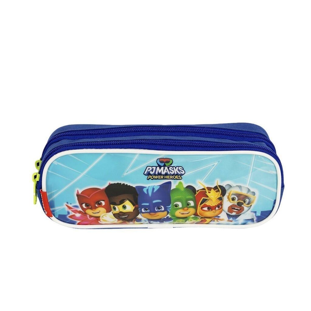 Estojo PJ Masks Power Heroes 2 Compartimentos