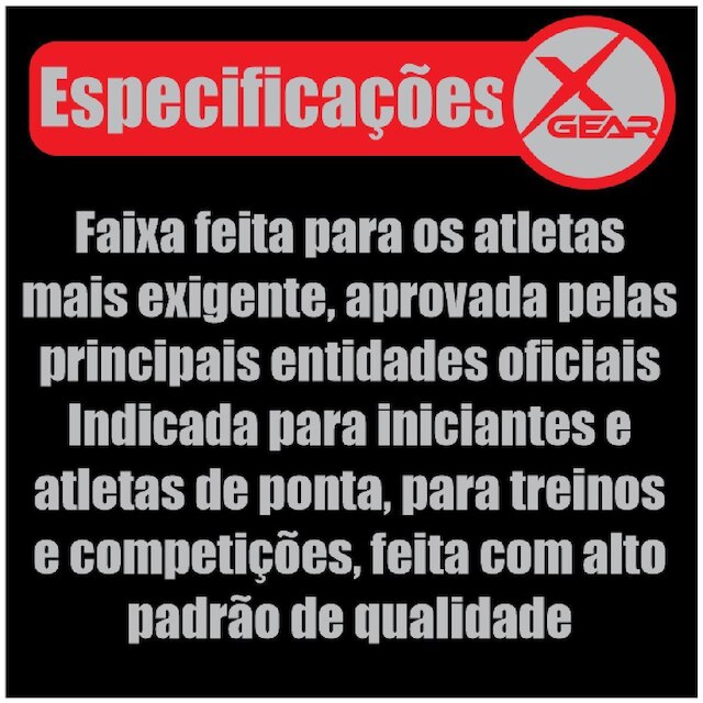 Faixa Laranja Jiu Jitsu Xgear