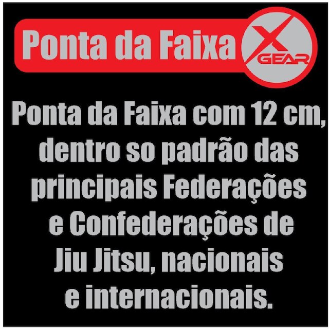 Faixa Laranja Jiu Jitsu Xgear