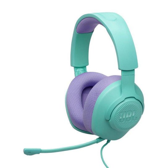 Fone de Ouvido Headset JBL Quantum 100M2 Turquesa
