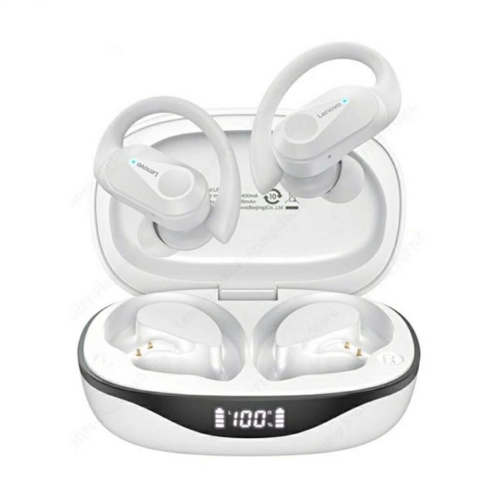 Fone Ouvido Lenovo Lp75 Gancho Ouvido Sem Fio Bluetooth 5.3