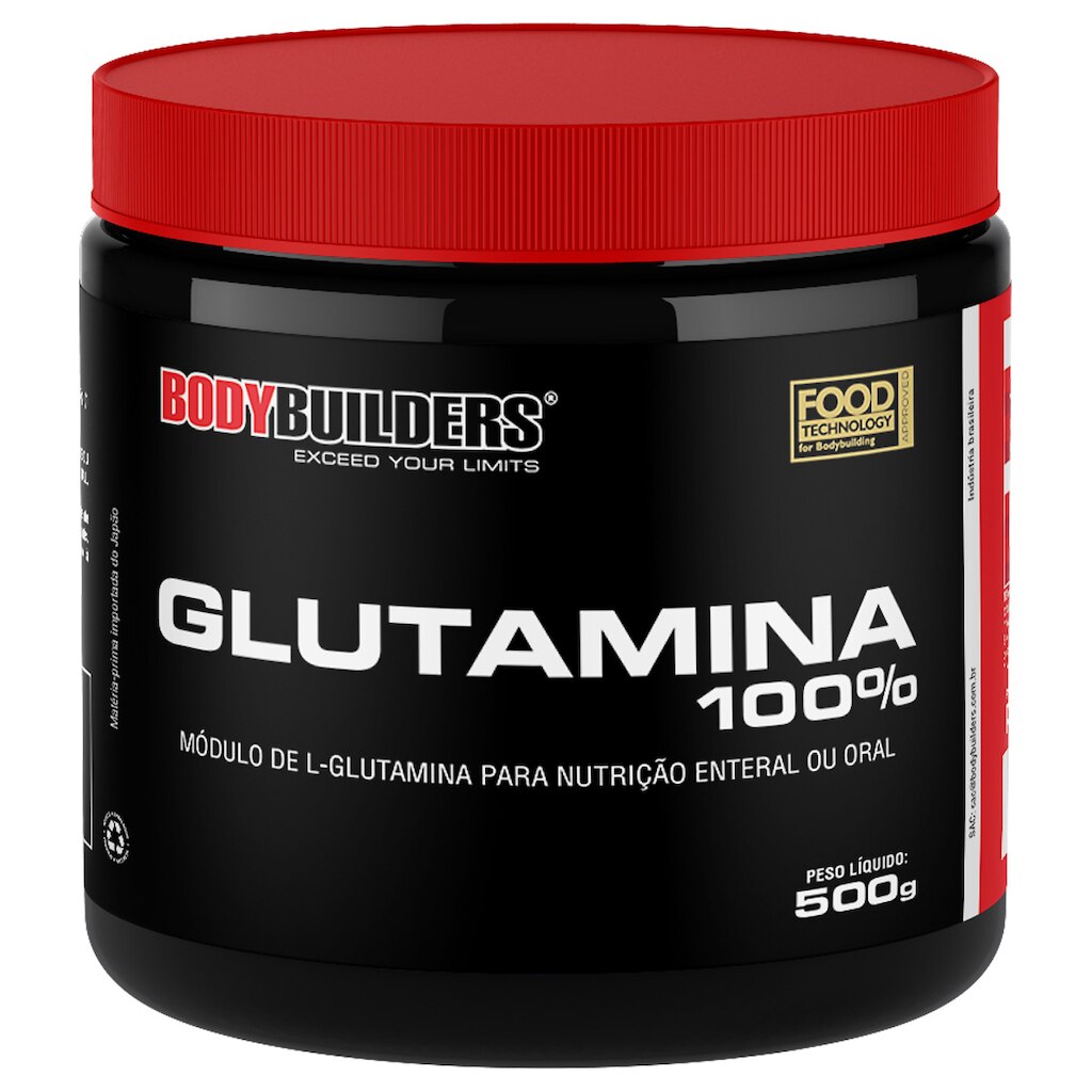 Glutamina 100% 500G - Bodybuilders