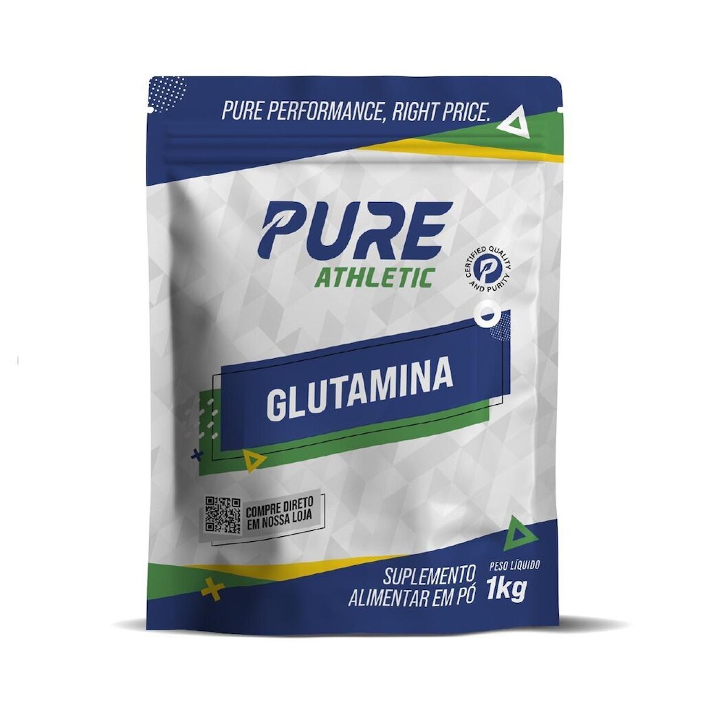 Glutamina Pura 1kg Pure Athletic
