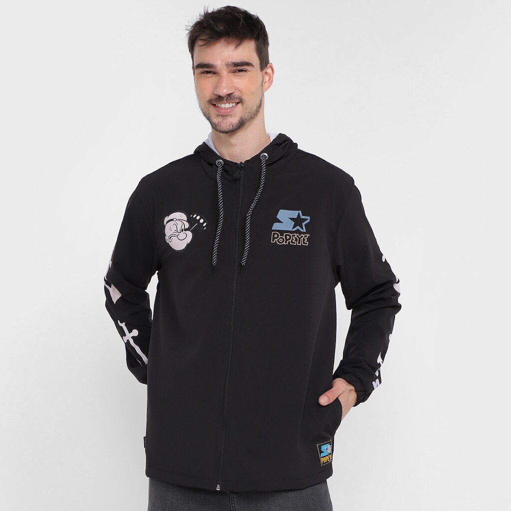 Jaqueta Corta Vento Starter Popeye Masculina