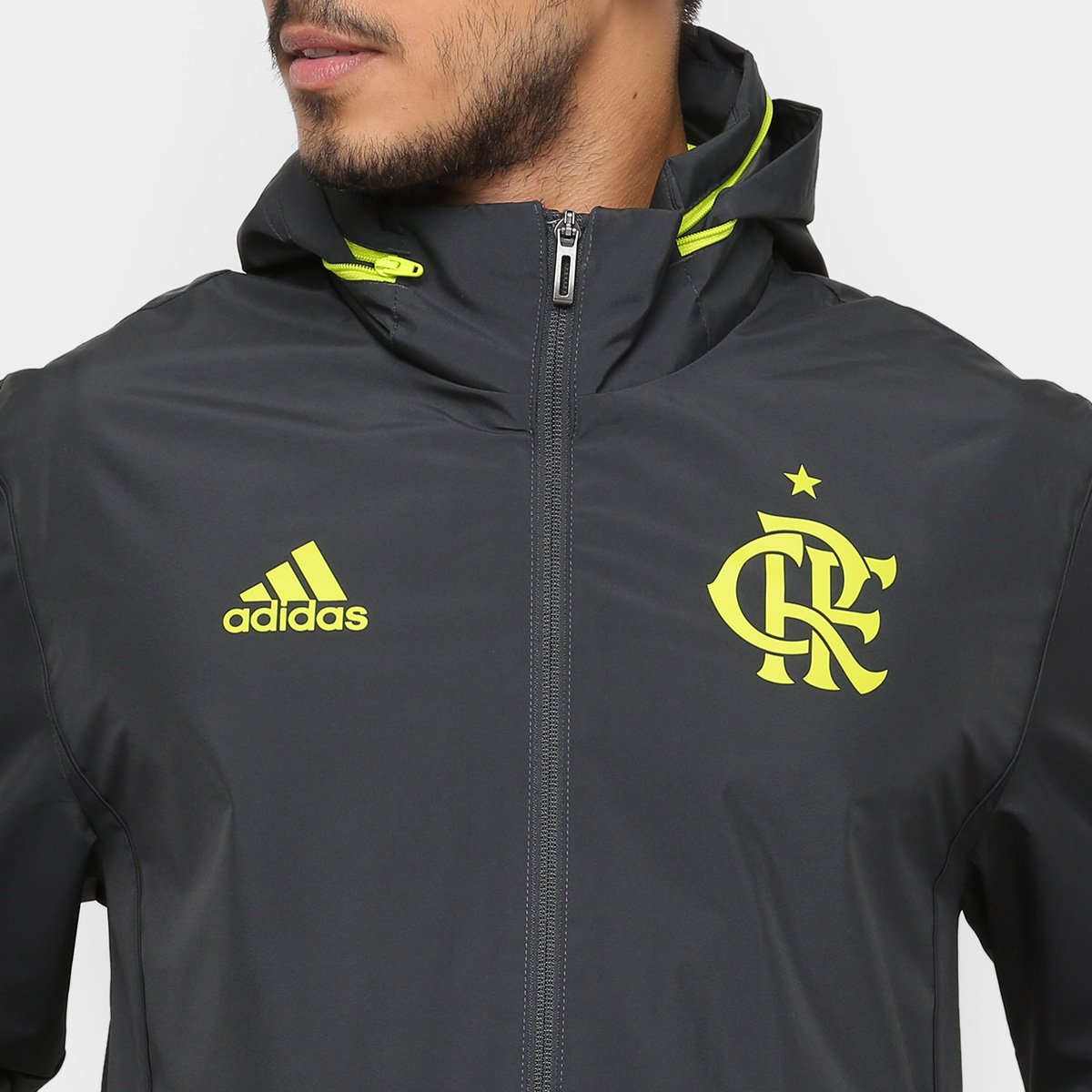 Jaqueta Flamengo Netshoes Casaco Adidas Adidas Jaqueta Rain Cr