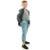 Jaqueta Infantil Masculina Corta Vento Camuflada - Preto