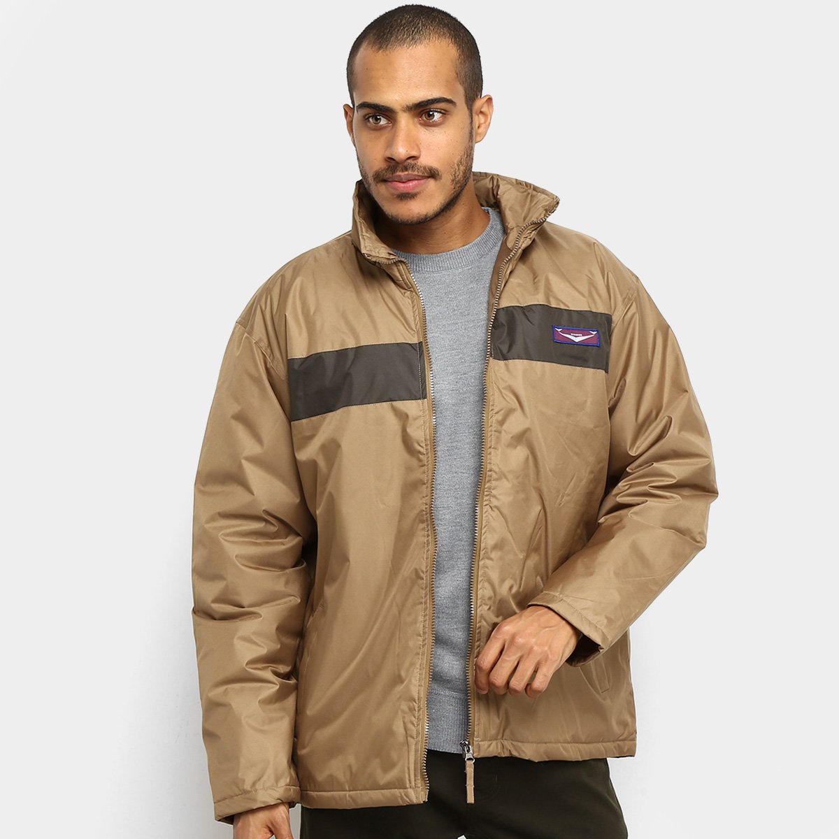 jaqueta de couro leader