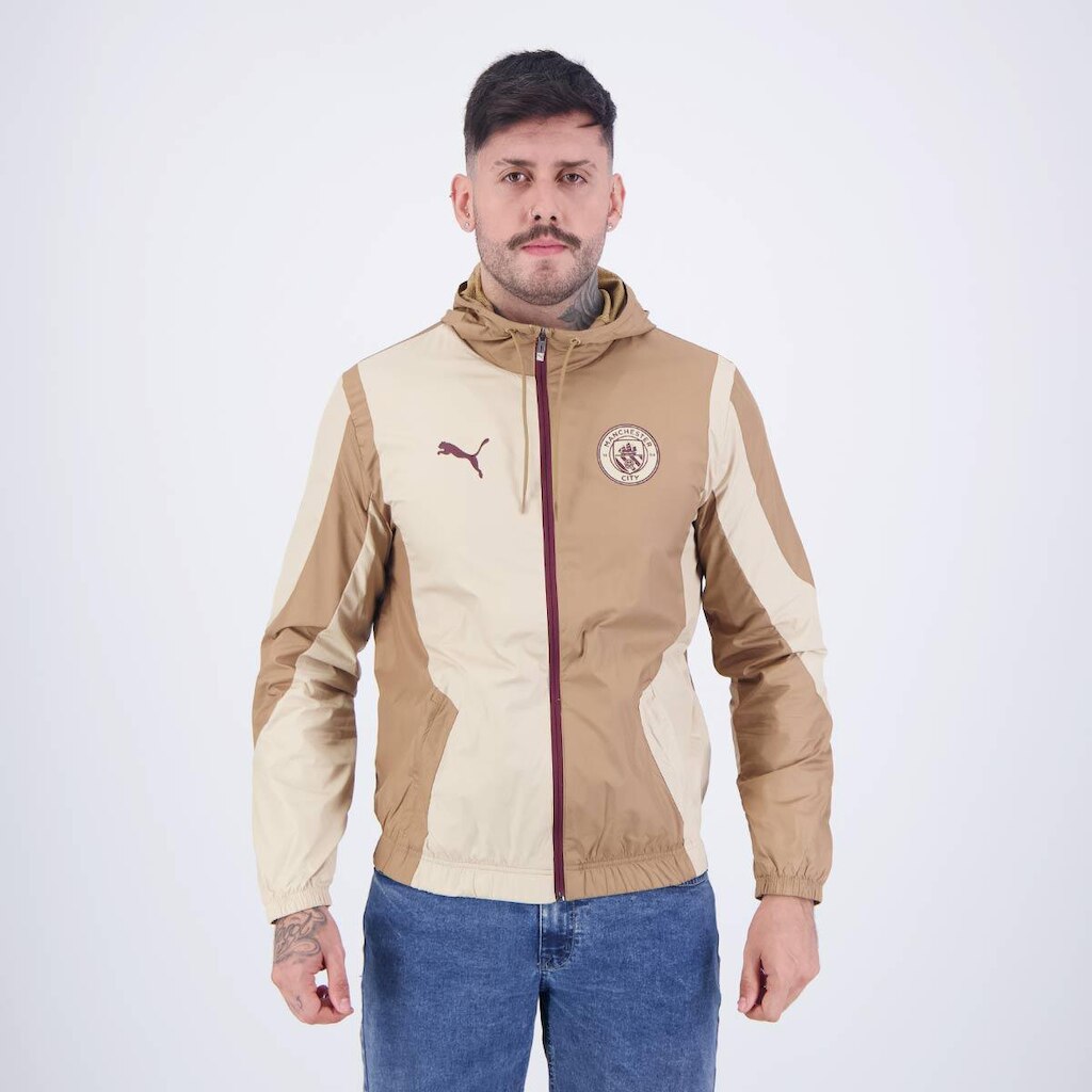 Jaqueta Manchester City 24/25 Pré Jogo Puma Masculina
