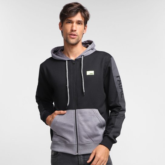 Jaqueta Moletom Fatal Capuz Masculina - Preto Menor preço em Jaqueta Moletom Fatal Capuz Masculina - Preto