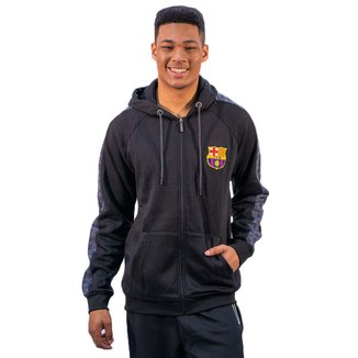 Jaqueta Moletom Masculina Barcelona Capuz