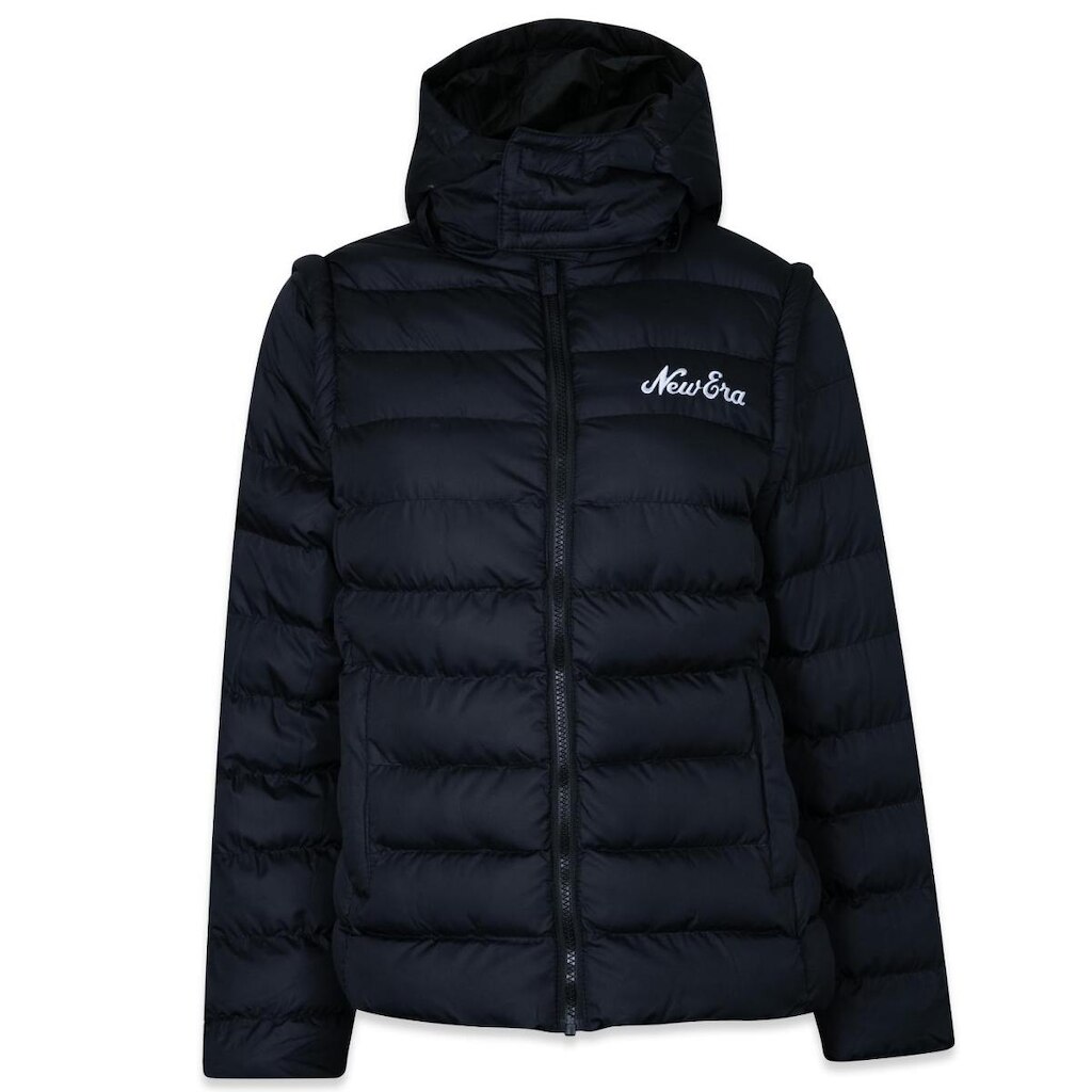 Jaqueta New Era Feminina Puffer-Colete Script