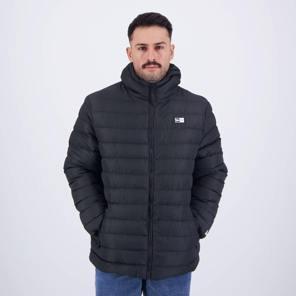 Jaqueta New Era Puffer Anded Logo Box Masculino