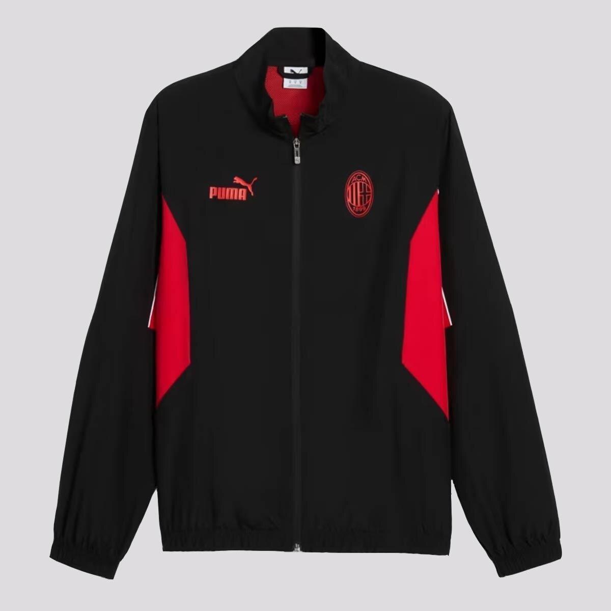 Jaqueta Puma Milan Ftblarchive 2026 Preta - Preto | Clube Netshoes