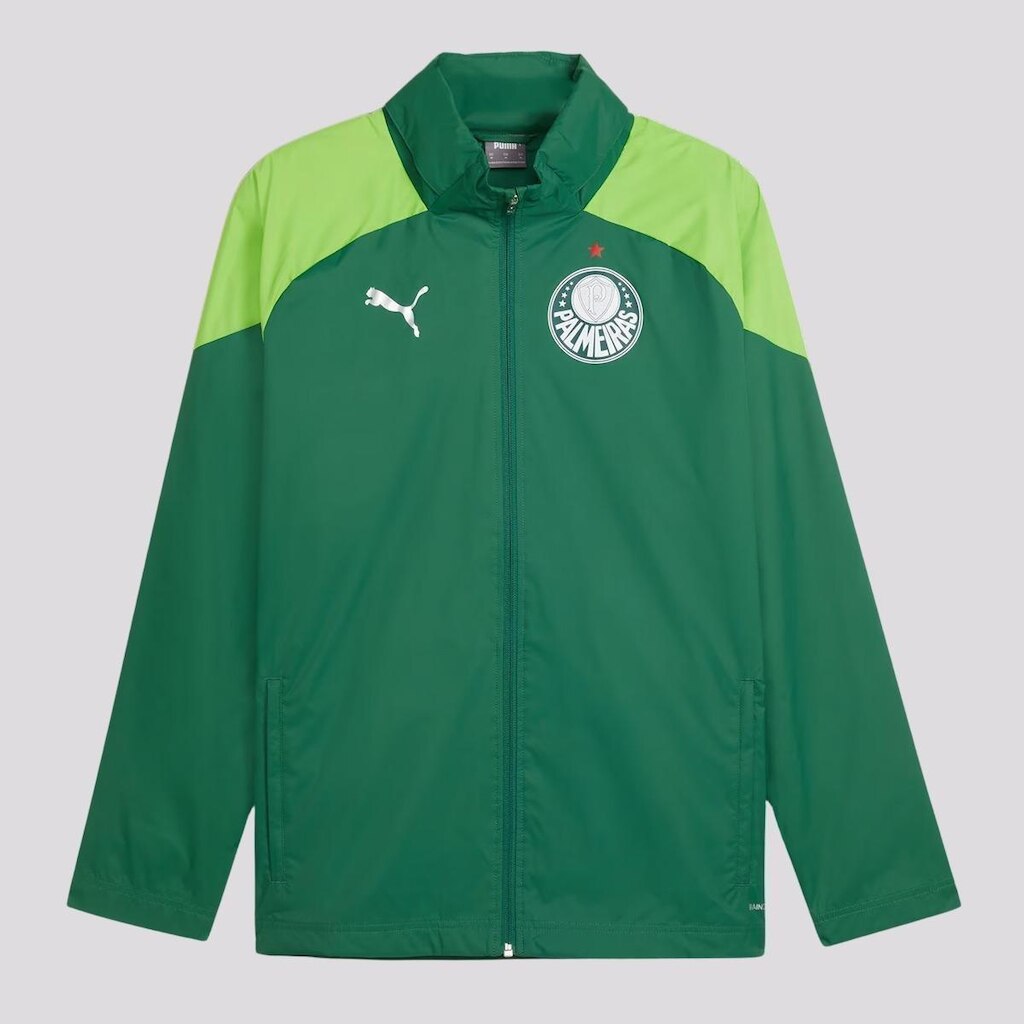 Jaqueta Puma Palmeiras Treino Escudo   Masculina