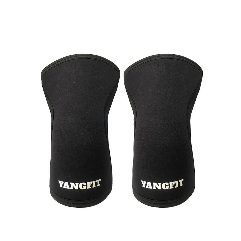 Joelheira Compressão Neoprene 7mm para Lpo e Cross Training Yangfit - Par