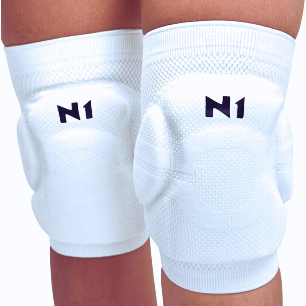 Joelheira Vôlei Handebol N1 Sport Spry Profissional Knit 3d Spry Brasil