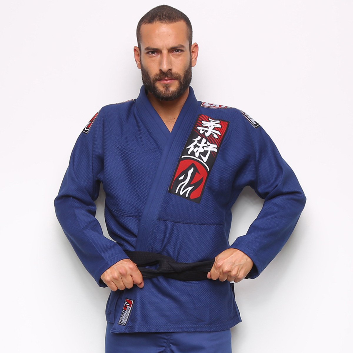 Kimono Jiu Jitsu Naja Choke Marinho Clube Netshoes