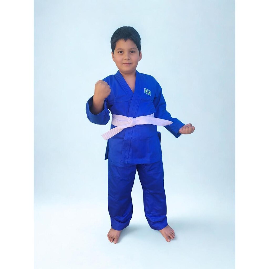 Kimono Judô Infantil Reforçado Com Faixa