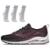 Kit 1 Tênis de Corrida Feminino Mizuno Wave Vitality 5 e 3 Pares de Meia Cano Médio - Preto