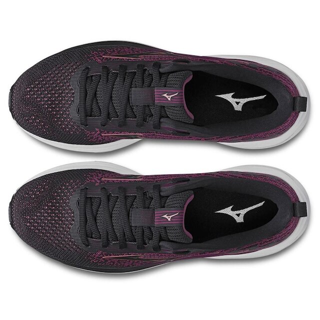 Kit 1 Tênis de Corrida Feminino Mizuno Wave Vitality 5 e 3 Pares de Meia Cano Médio
