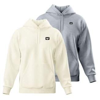Kit 2 Blusa de Moletom Canguru com Capuz Confortável Estilo Casual Siri