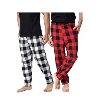 Kit 2 Calças De Dormir Inverno Masculina Flanela Xadrez