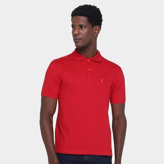 Kit 2 Camisas Polo Básicos Lisa Masculina