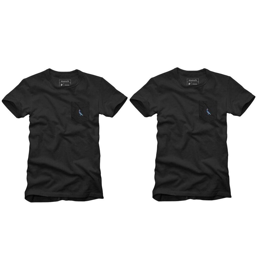 Kit 2 Camisetas Bolso Cb Pica-Pau Xadrez Reserva