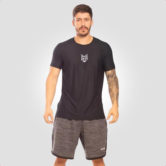Kit 2 Camisetas Masculina Dry Alpha