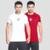 Kit 2 Camisetas Masculina Dry Alpha - Branco+Vinho