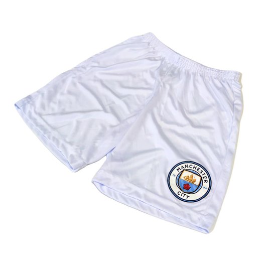 Kit 2 Conjuntos Camisa e Bermuda - PSG + Manchester City - Infantil