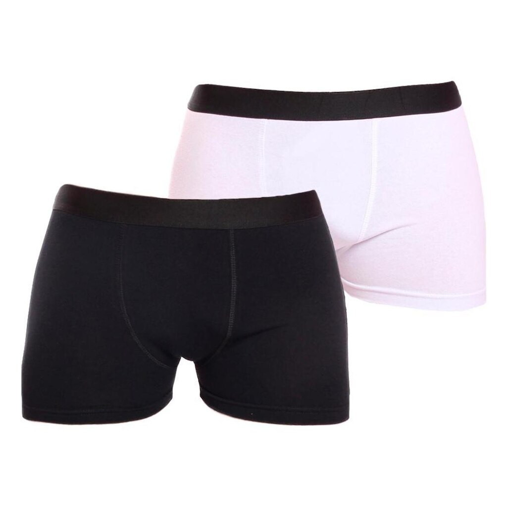 Kit 2 Cuecas Boxer Lisa Cotton Algodão Box Premium