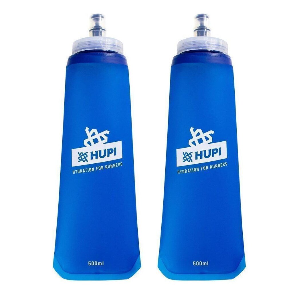 Kit 2 Garrafas Dobrável Soft Flash HUPI 500ML