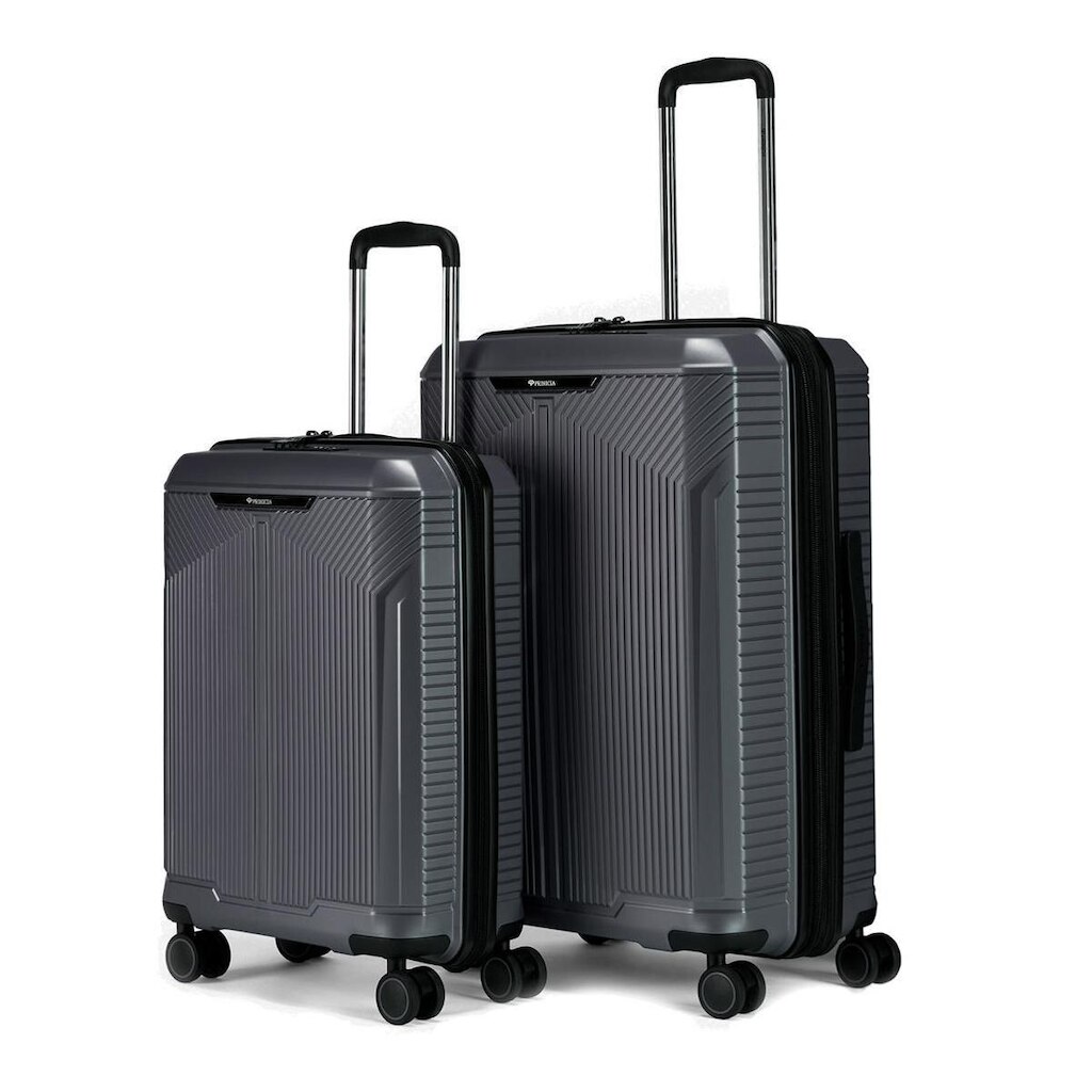 Kit 2 Malas De Viagem ABS Rígido Primicia Rodinhas 360° Reforçada com Cadeado TSA Espaçosa