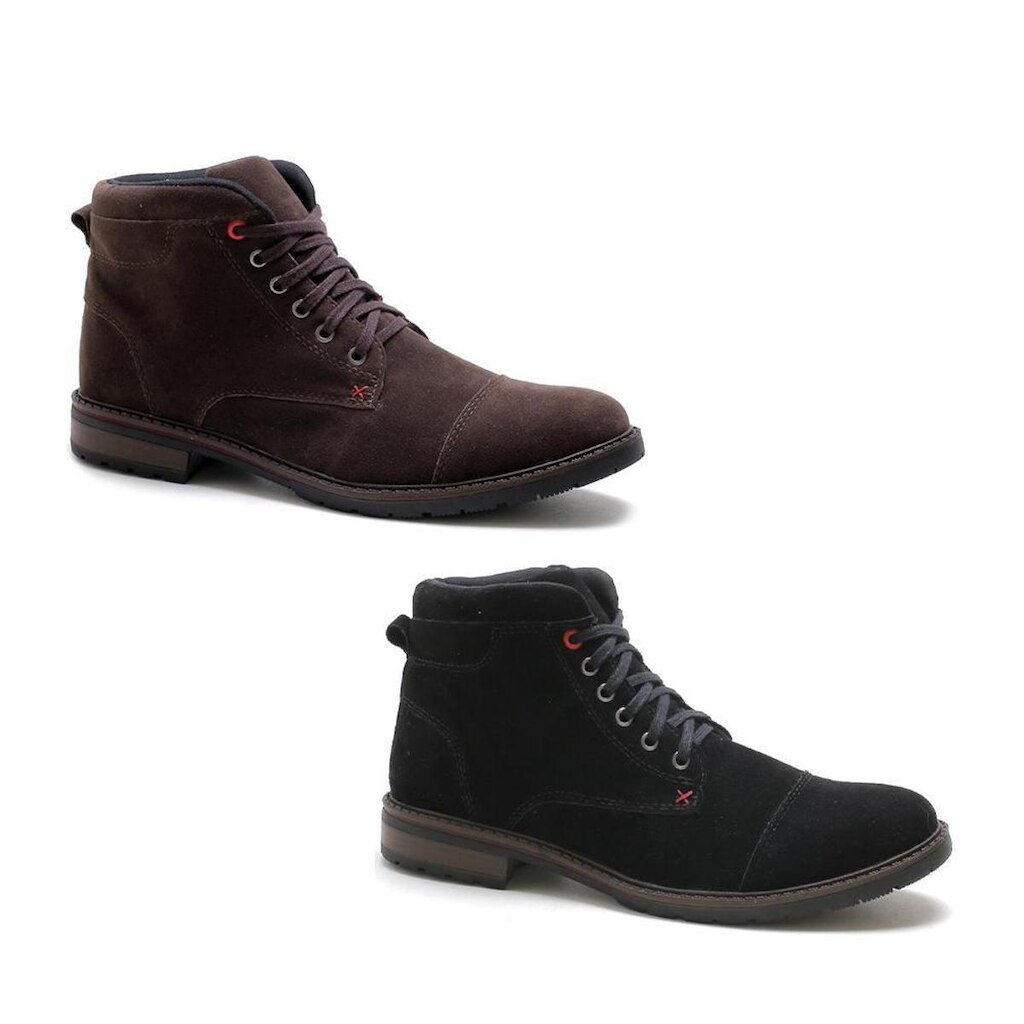 Kit 2 Pares de Bota Masculina Pórtice Camurça