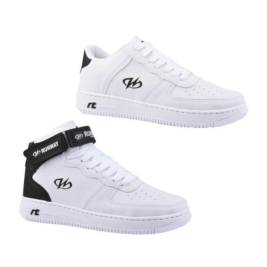 Kit 2 Pares De Tênis Estilo Retrô Sneaker Runway Masculino