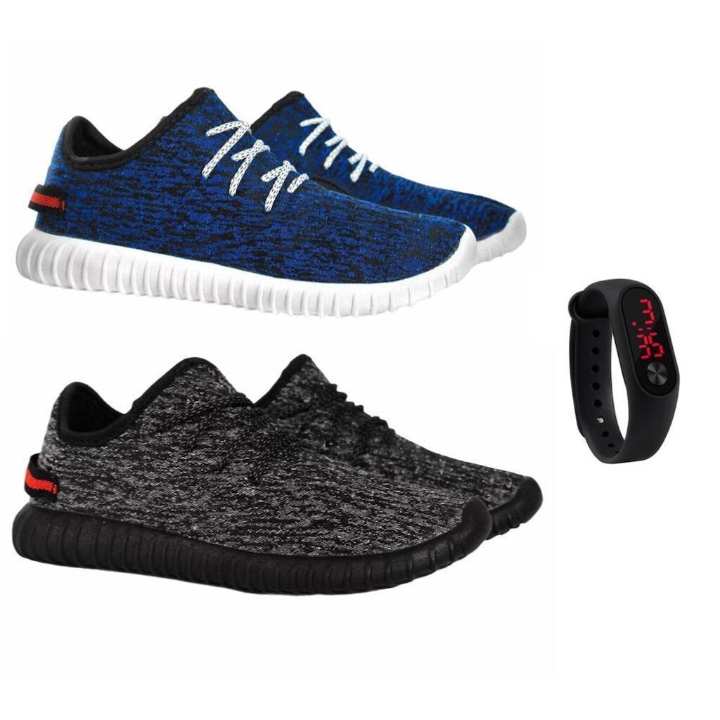 Kit - 2 Pares Tênis Easy + DigitaL Finin