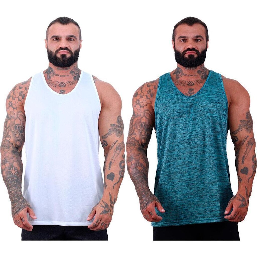 Kit 2 Regata Cavada Dry Rajado Masculina MXD Estampada