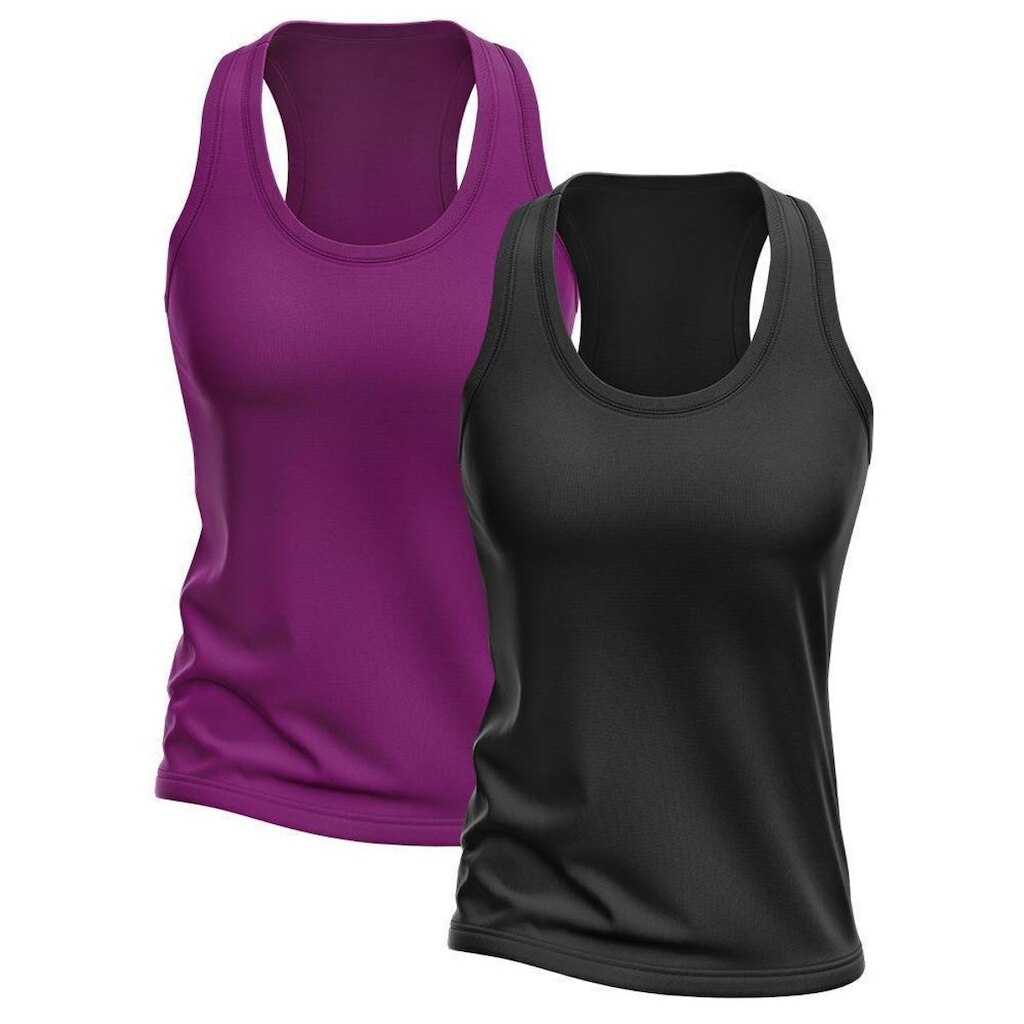 Kit 2 Regata Good Look Nadador Dry Proteção Solar UV Feminina