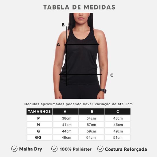 Kit 2 Regata Good Look Nadador Dry Proteção Solar UV Feminina