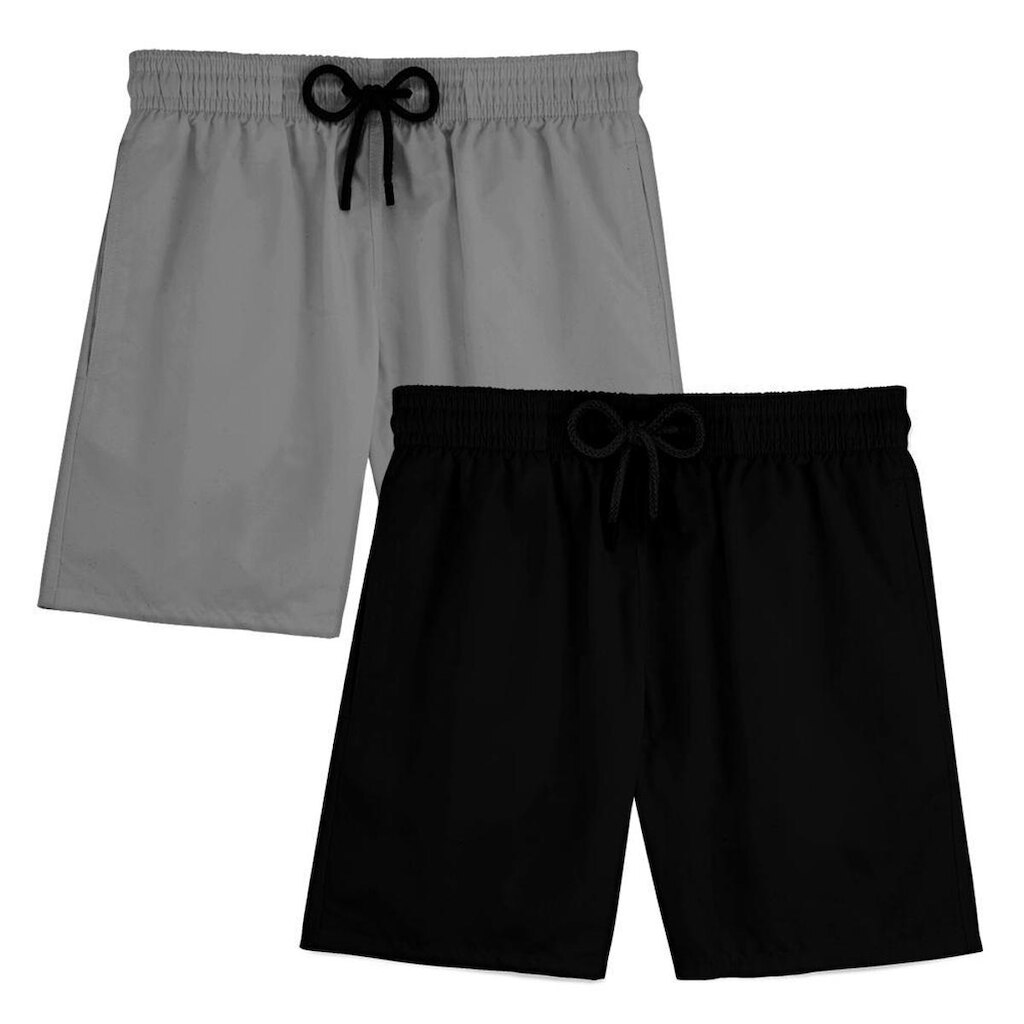 Kit 2 Short Masculino Bermuda Praia Verão Treino Esporte Mauricinho Tactel
