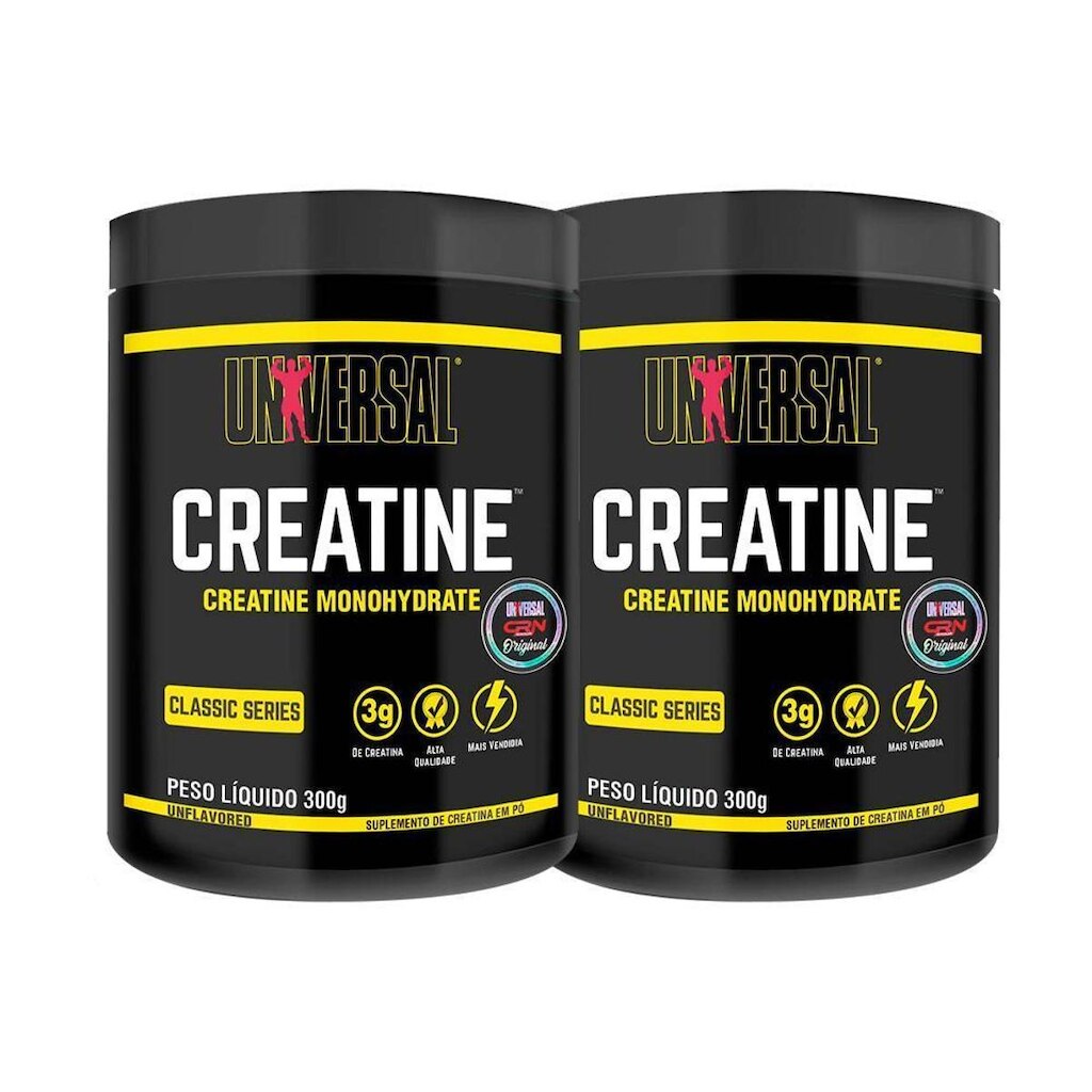 Kit 2x Creatina Monohidratada 300g - Universal Nutrition