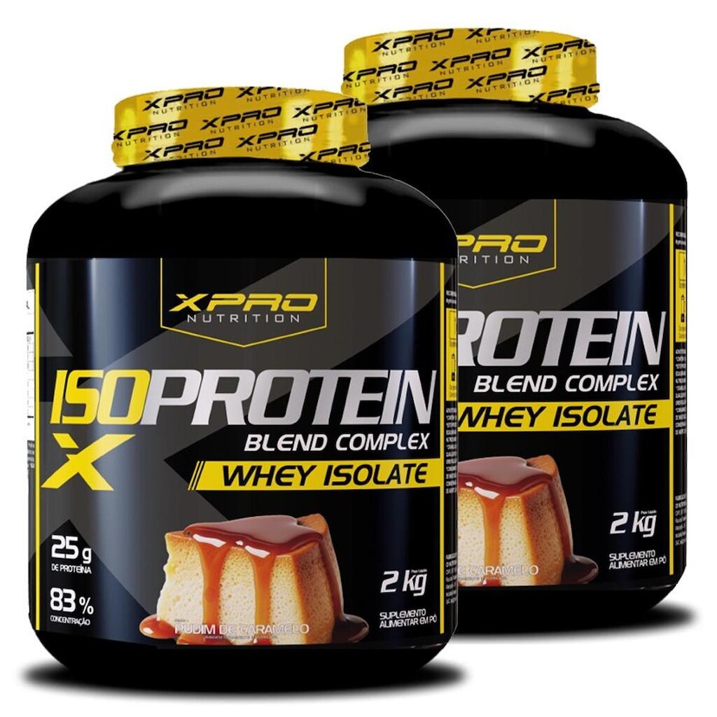 Kit 2x Whey Iso Protein Blend Complex  Isolado 2Kg - XPRO