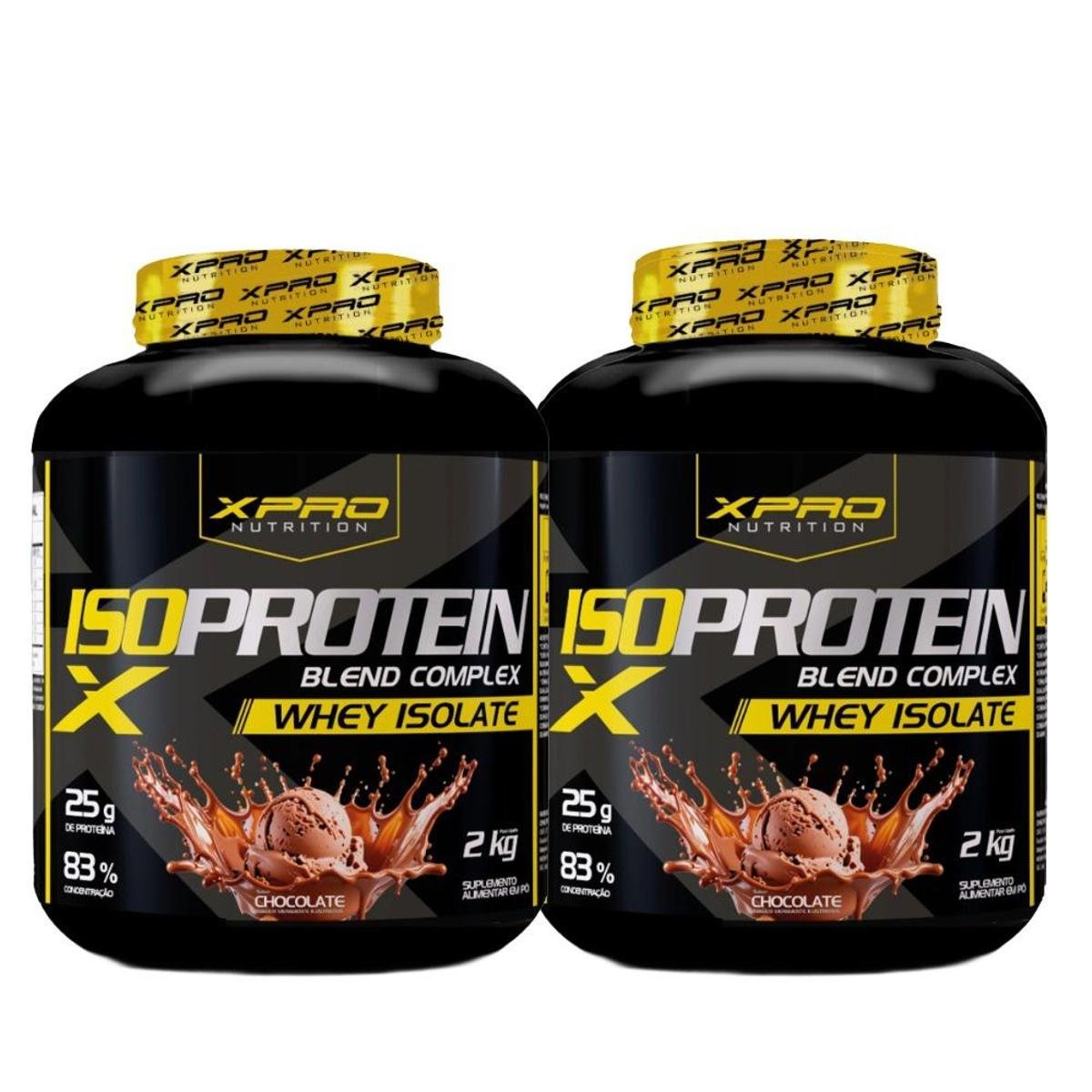 Kit 2x Whey Protein Blend Complex Iso  2Kg - XPRO é boa?