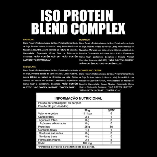 Kit 2x Whey Protein Blend Complex Iso 2Kg - XPRO