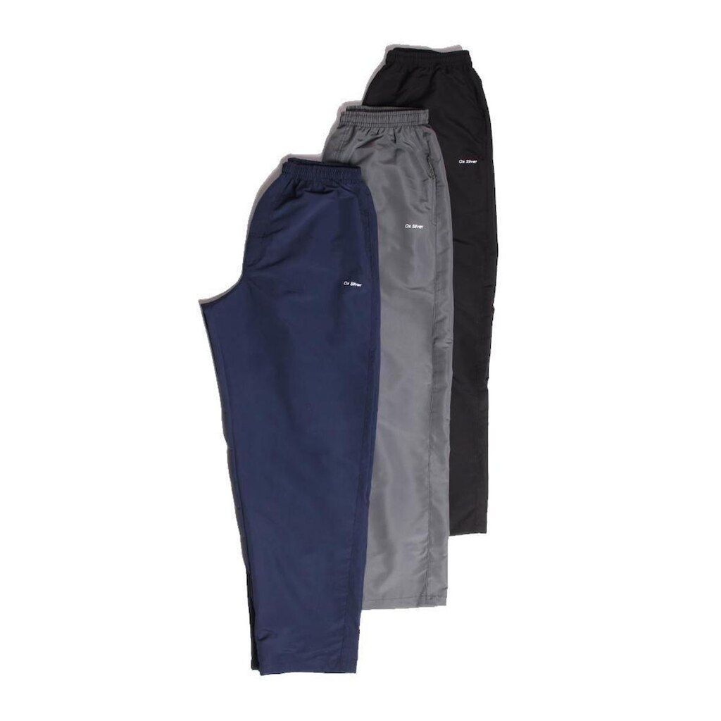 Kit 3 Calças Tactel Esporte Ox Silver
