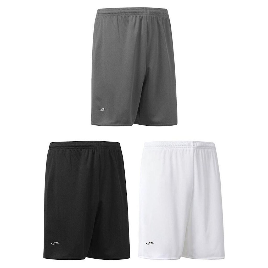 Kit 3 Calções Elite Romeo Menti Plus Size Masculi