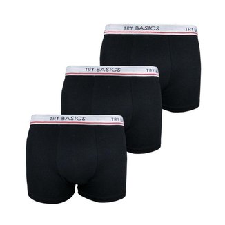 Kit 3 Cuecas Boxers Infantil Box Algodão Cotton Conforto
