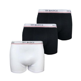 Kit 3 Cuecas Boxers Infantil Box Algodão Cotton Conforto