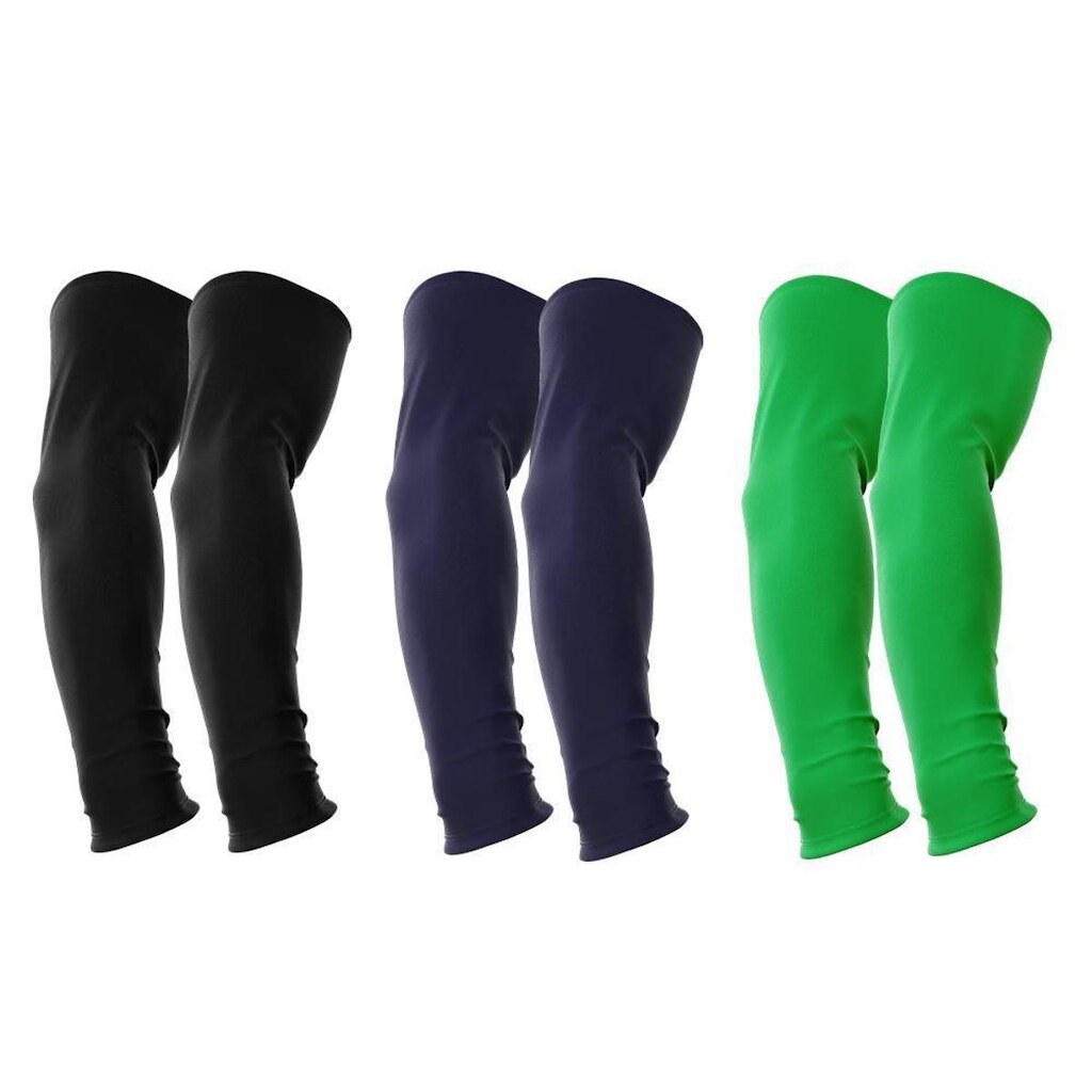 Kit 3 Manguitos Proteção Solar Uv Vôlei Ciclismo Protetor Braço Moto